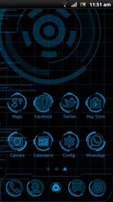 Jarvis Free GOLauncher EX Theme android App screenshot 2